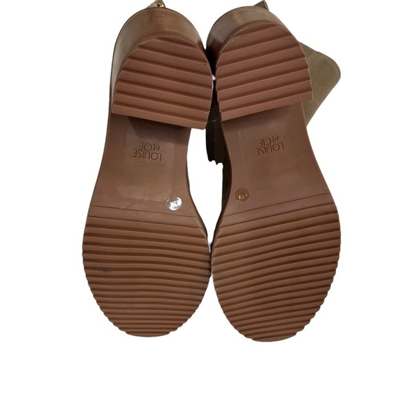 Louise Et Cie Varsan Platform Chelsea Boot Sandstorm Size 9.5 Chunky Heel - Picture 7 of 10